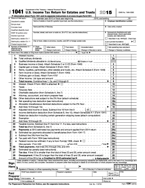2015 federal tax instructions