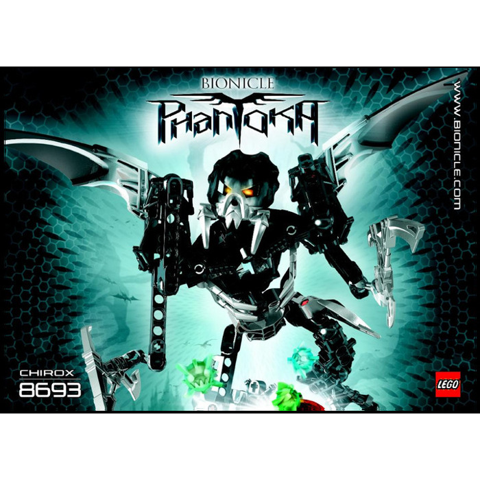 bionicle phantoka chirox instructions