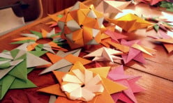 instructions for making an origami crab