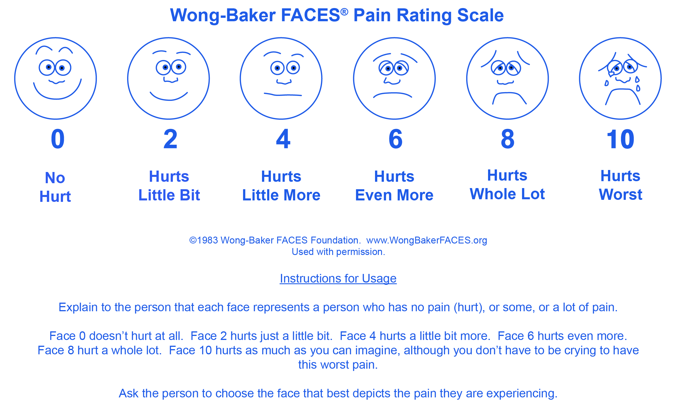 abbey pain scale instructions