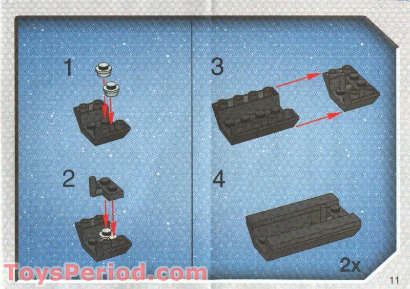 mini lego arc fighter instructions