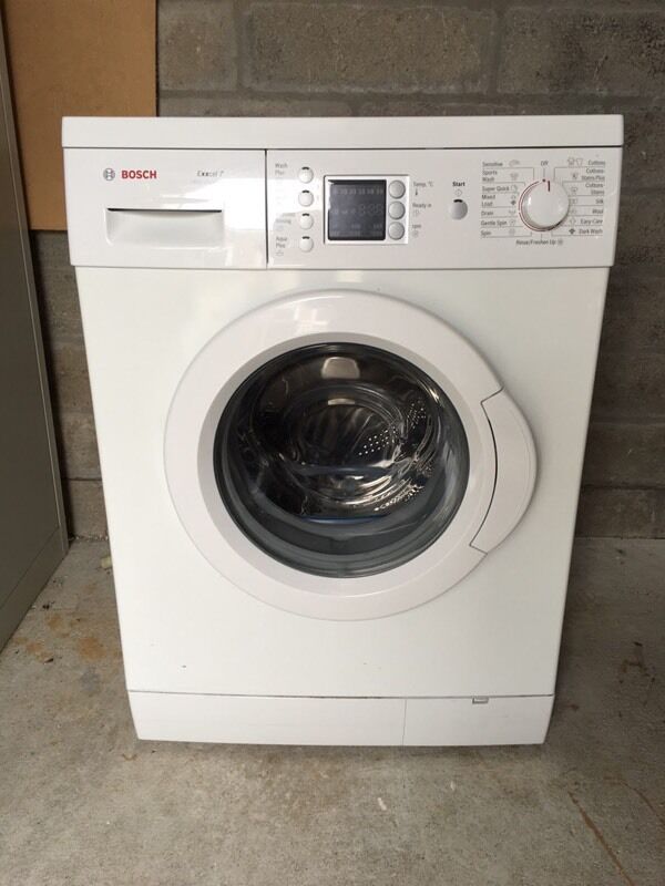 bosch exxcel 7 washing machine instructions