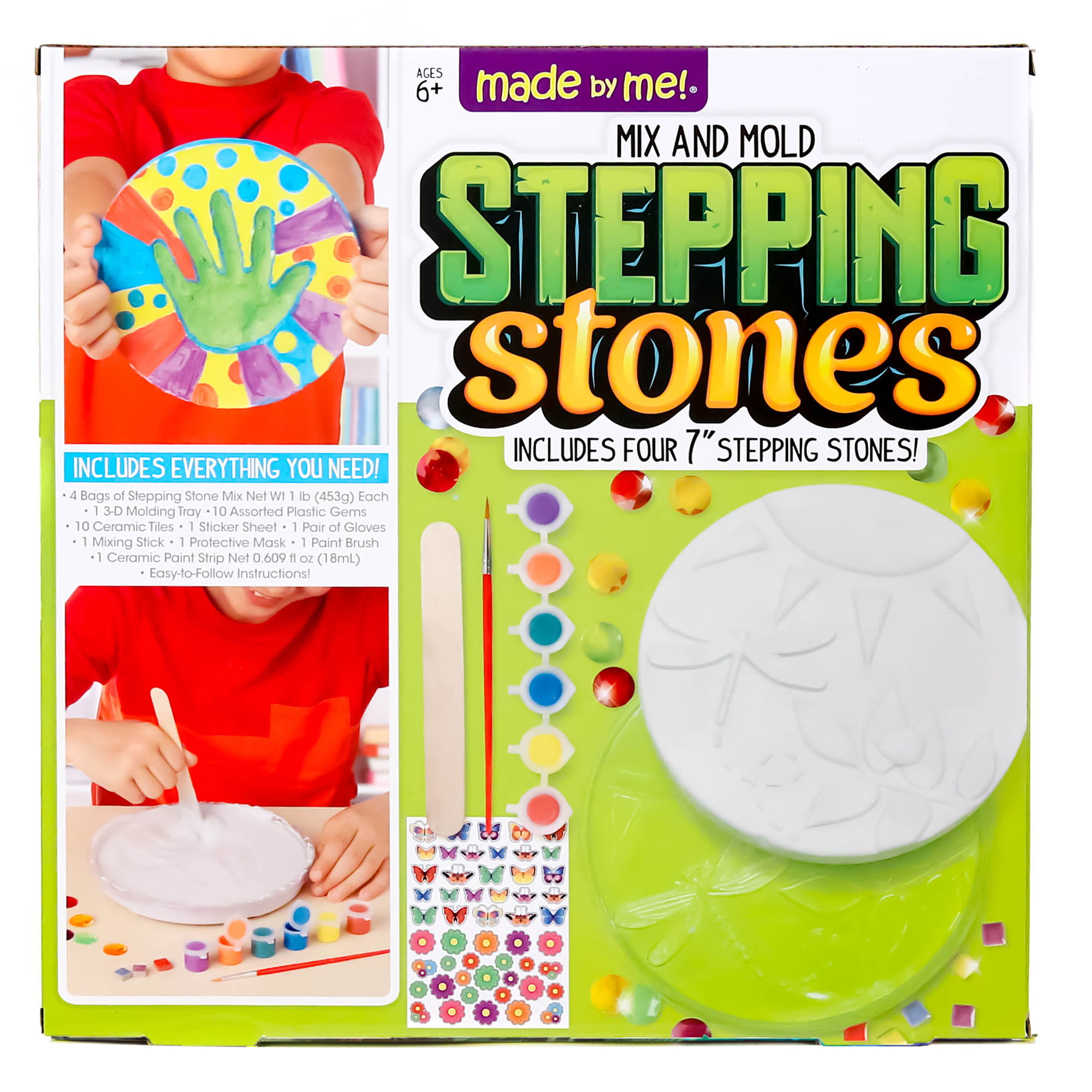 stepping stones baby handprint kit instructions