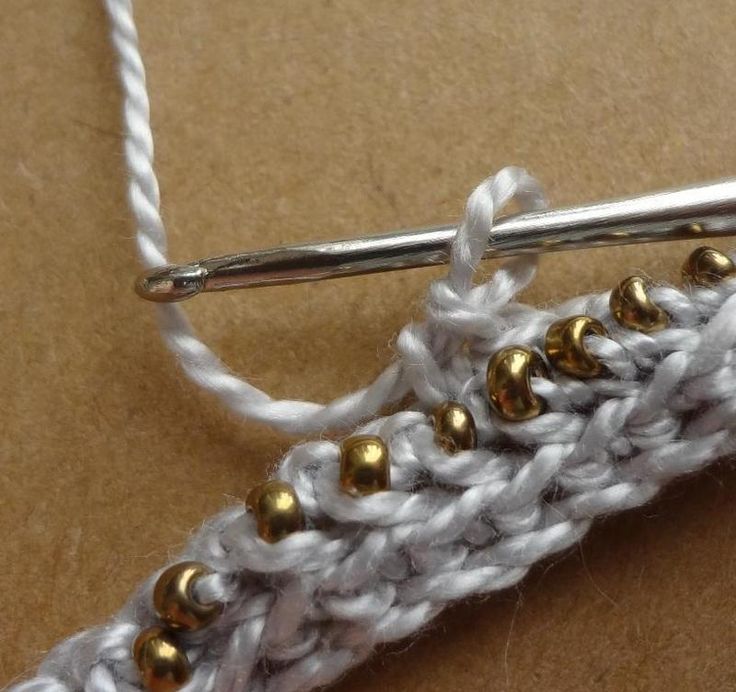 crochet seed bead bracelet instructions