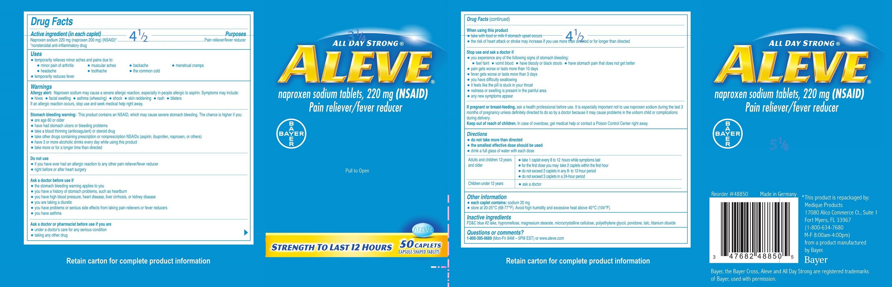 aleve 220 mg instructions