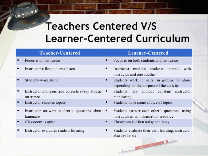 benefits of learner centered instruction