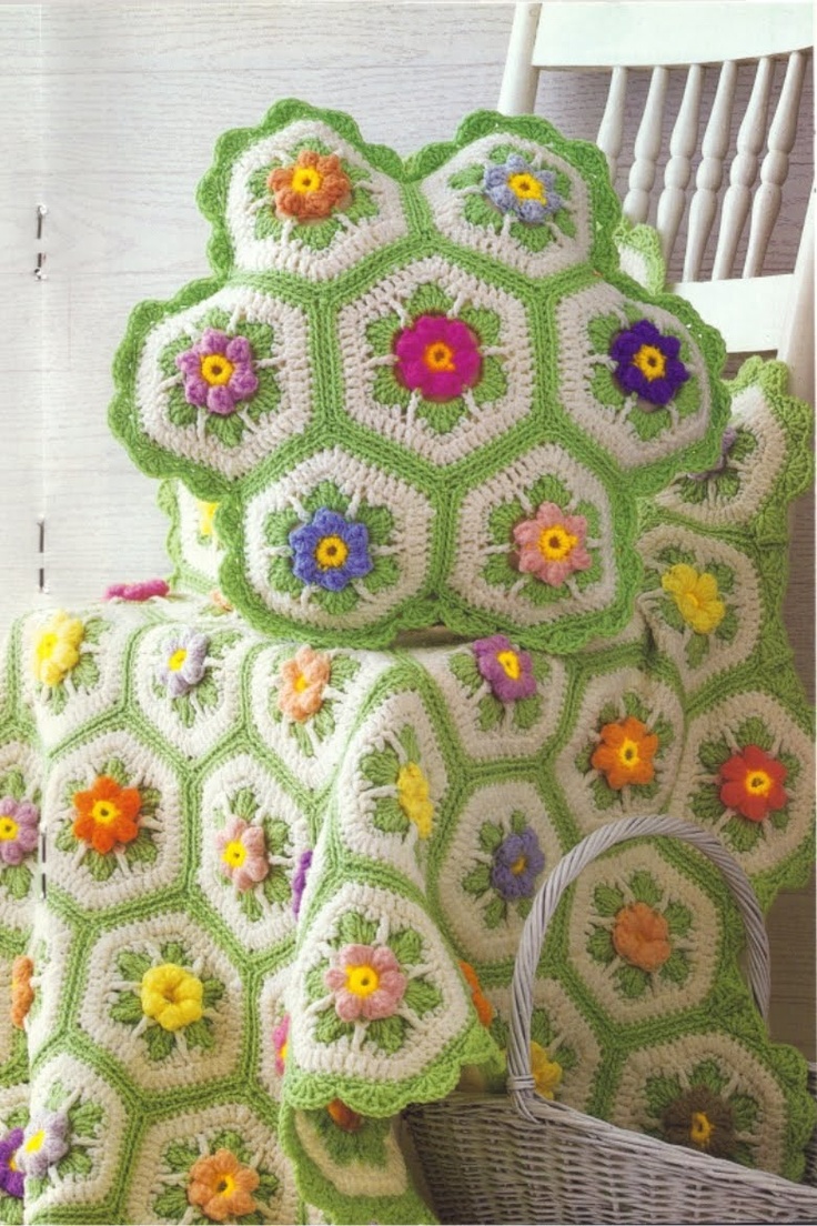 crochet granny square blanket instructions