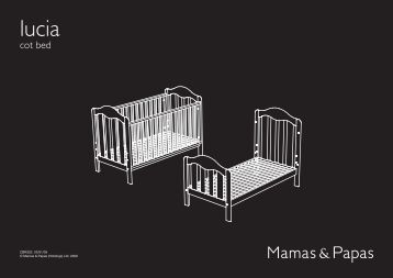 mamas and papas ocean cot bed assembly instructions