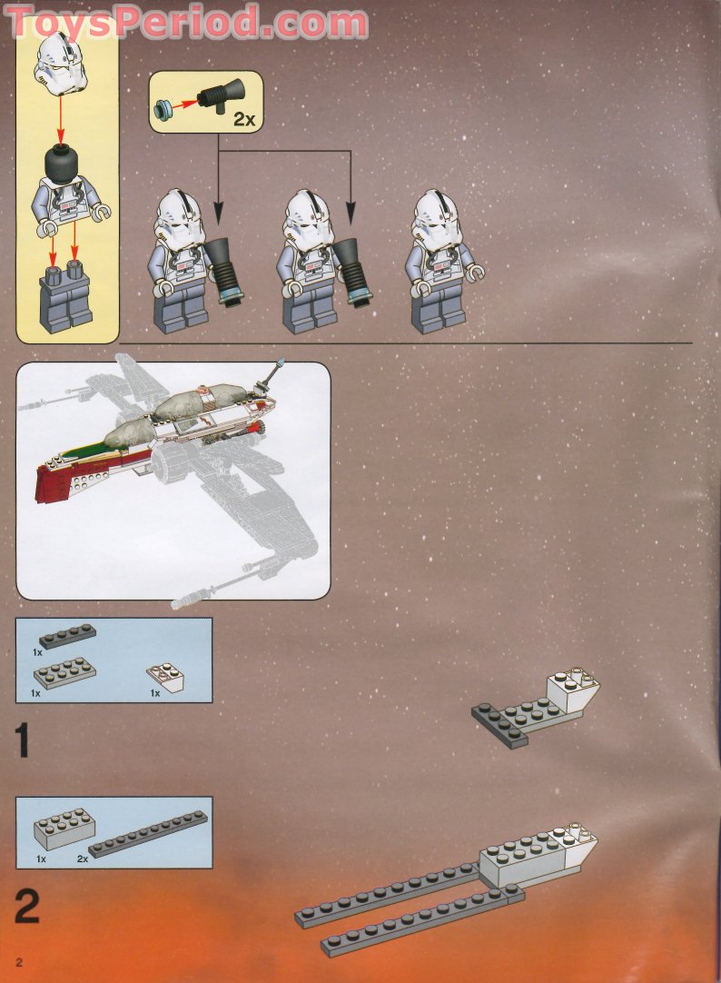 mini lego arc fighter instructions