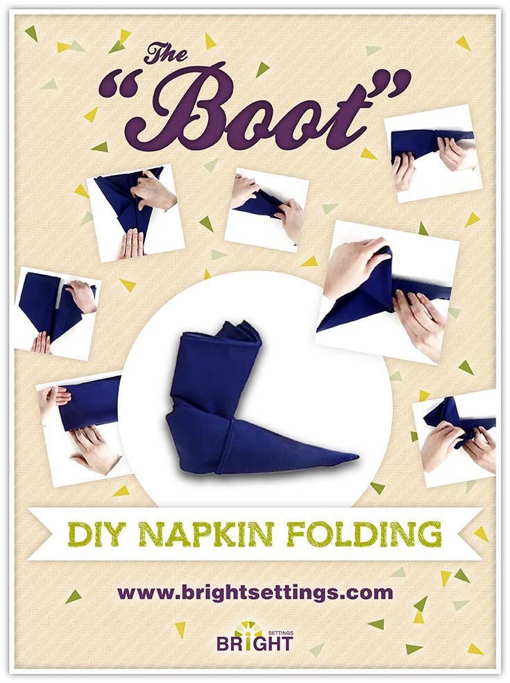 paper napkin folding instructions rose
