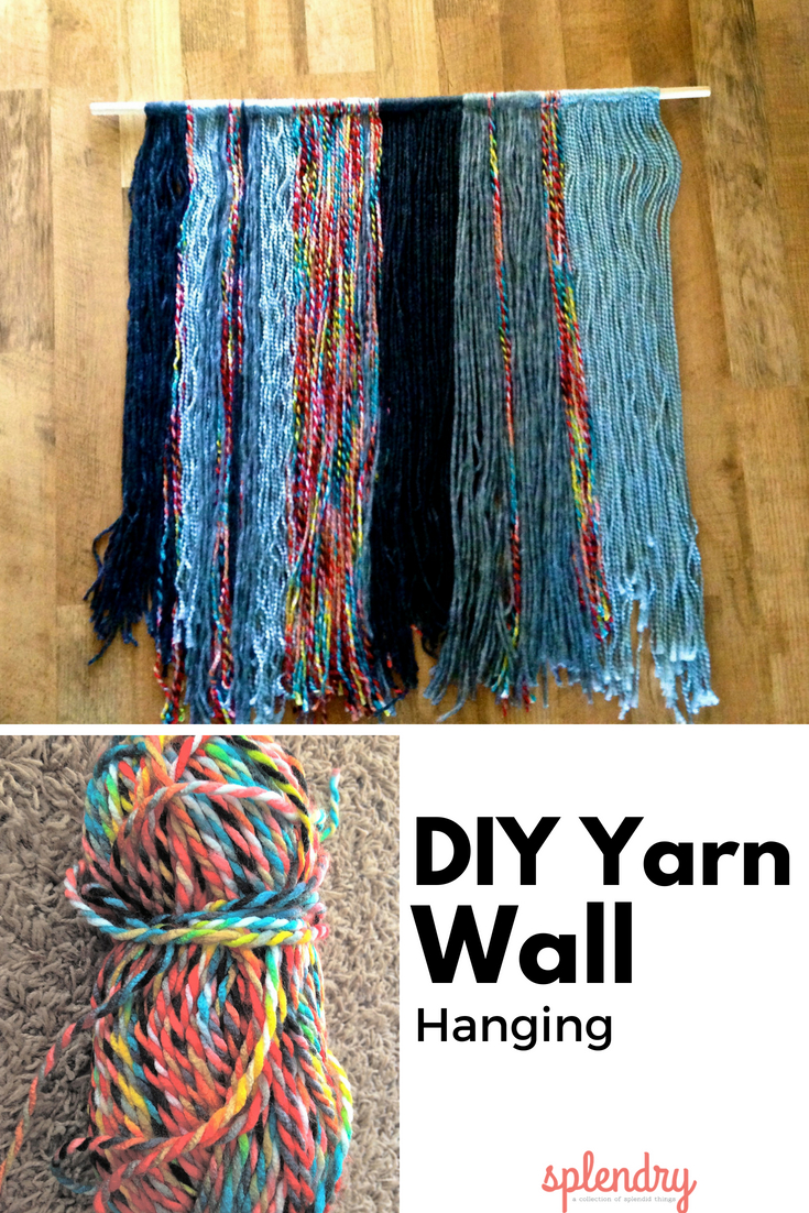 yarn wall hanging instructions