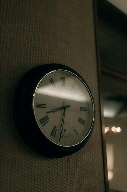 waltham 31 day chime wall clock manual